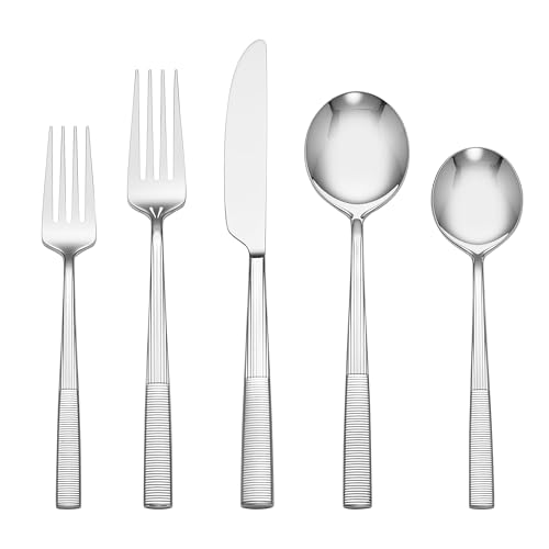 Lenox Modulus 20-Piece 18/10 Silverware Set for 4, Flatware
