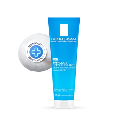 La Roche-Posay Effaclar Reequilibrante 100g, Espuma Cremosa de Li...