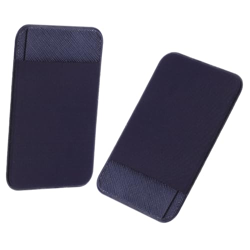 UKCOCO 2pezzi Adesivo Per Smartphone Pu Portacarte Smartphone Posteriore Per Blu
