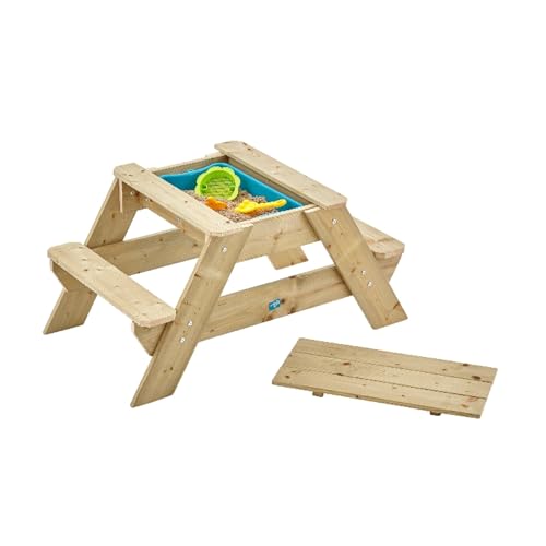 Table Picnic en Bois pour Enfant et Jeux de Sable au Jardin Early Fun