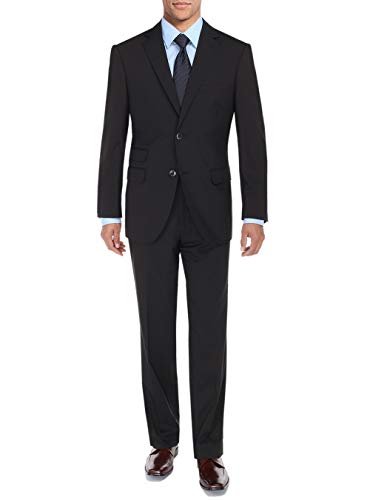 DTI BB Signature Men's Two Button 2 Piece Suit Ticket Pocket Jacket with Pant
