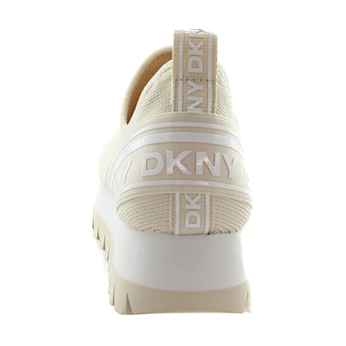 Image of DKNY Women's Abbi Knit Slip on Sneaker with Logo
