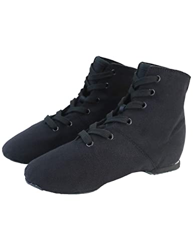 Daydance Lace Up Jazz Boots Ankle Length Dance Shoes for Kids, Girl, Boy, Women, Adult2