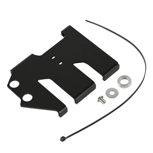 Couvercle latéral de batterie en aluminium CNC noir pour moto Kawasaki KLR 650 2008-2018