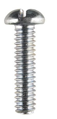 Hillman Machine Screws 1/4  - 20 X 1  Zinc Combination/Phillips/Slotted Round Head Box 100