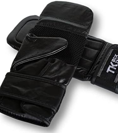 TK Boxing Gladiators - Bag Mitt Gloves (Black, M)