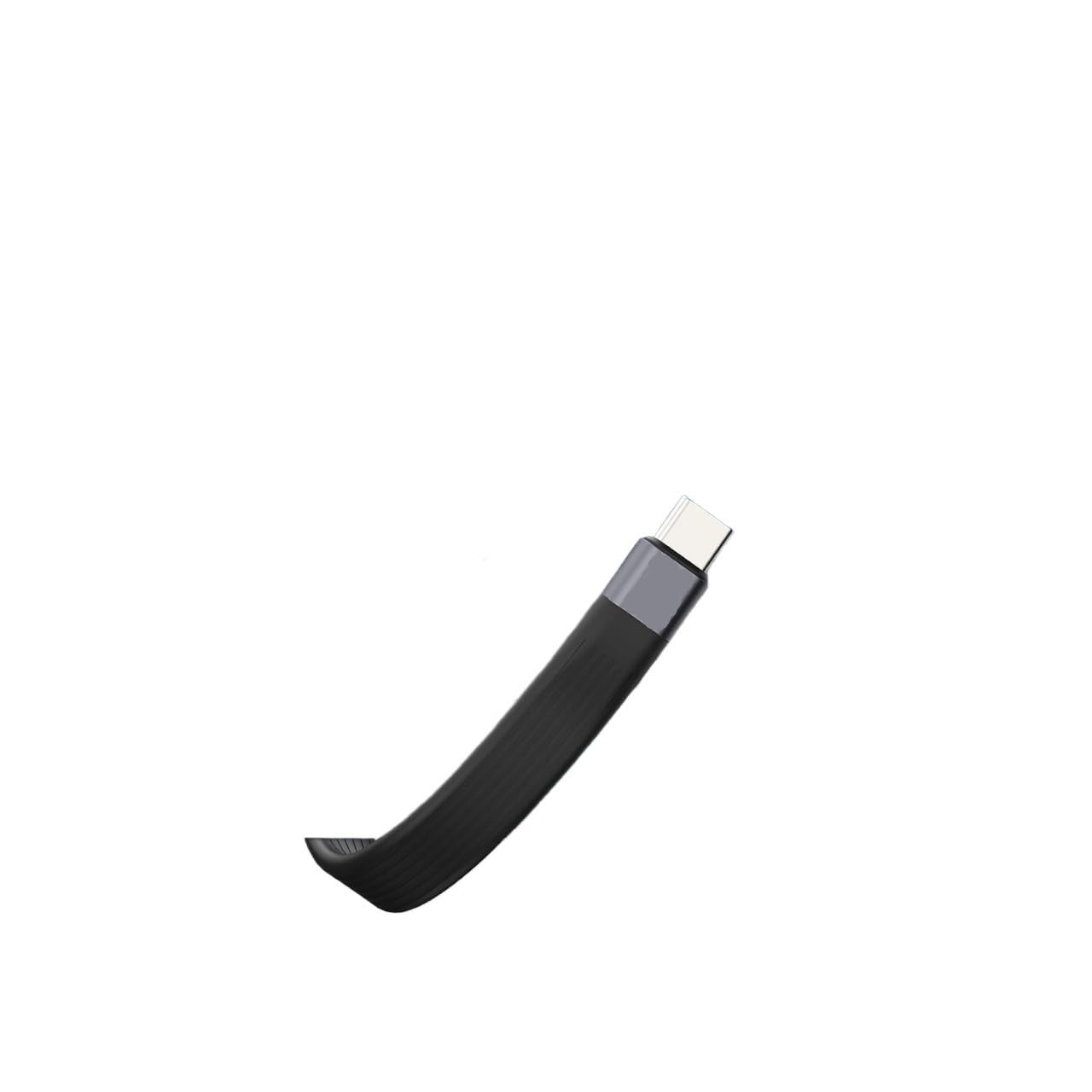 PD 240W USB C cavo di ricarica*/ing per cavo USB4 portachiavi portatile 40Gbps trasferimento dati cavo tipo C (nero)