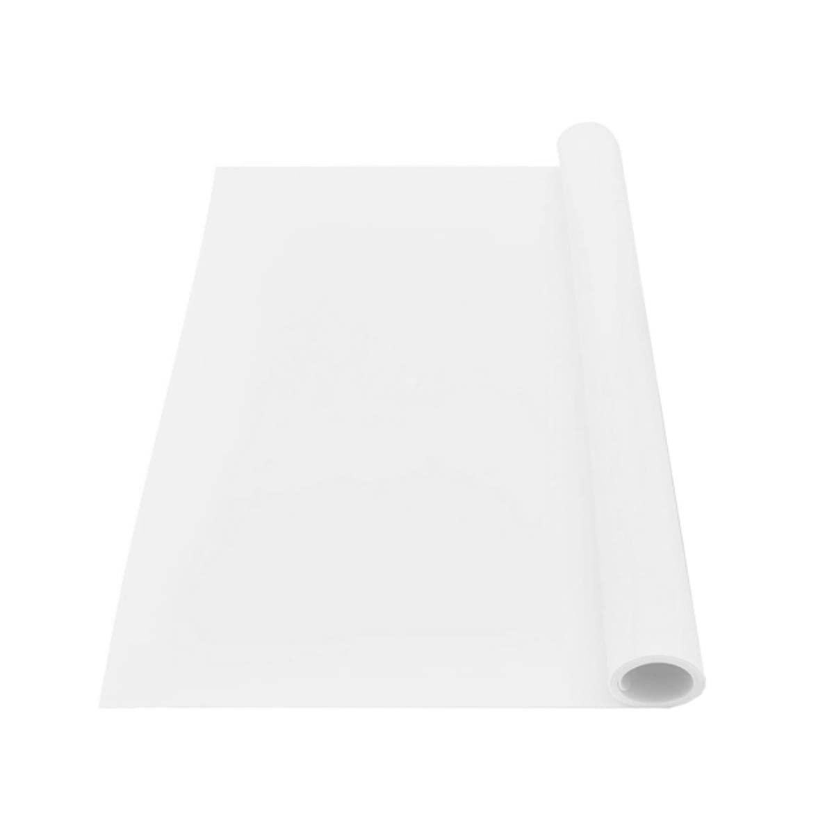 Silikon-Matte, großes Tischset, Vinyl-Tischmatte, hitzebeständig, rutschfest, Küche, Picknick, Essgeschirr, Unterlage, Arbeitsplattenschutz, ESD-Pad, China, weiß durchscheinend, 180 x 50 cm