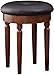 Próżność stołek sofa stołek buta zmienia stołek okrągły próżność stołek z litej drewna nogi, 19inch wysoki opatrunkowy stołek makijażu, wyściełana ławka, krzesło pianinowe ławka w sypialni, łazienka