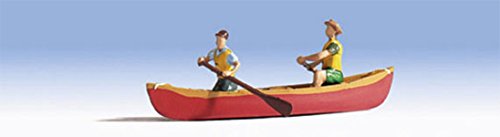 NOCH Kanu, mit Miniaturboot Zubehör, perfekt für die Spurweite N und...