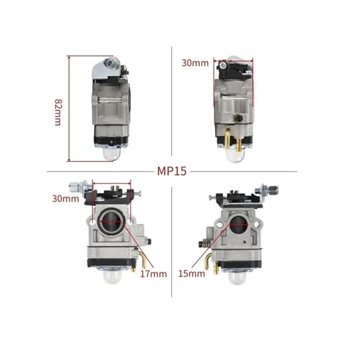Débroussailleuse qui cale solution avec le carburateur 43cc 52cc MP15 - 4