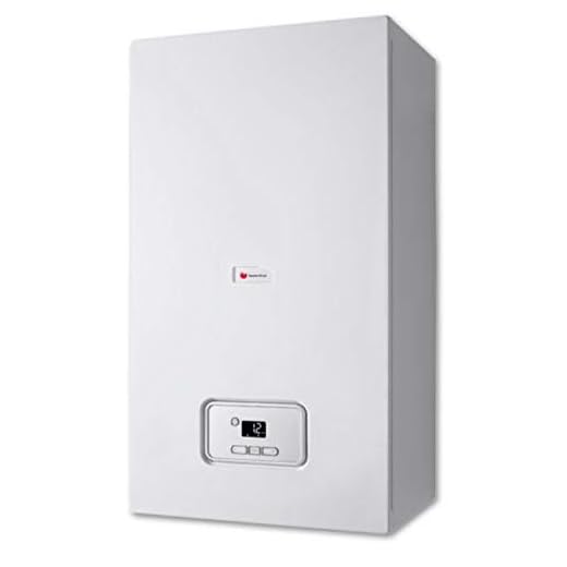 Saunier Duval Caldera de gas de condensación mixta, serie Thelia Condens 25, potencia de 19, 1 kW en calefacción, 25, 2 kW en ACS, 30 x 41, 8 x 74 cm, Blanco, Estándar