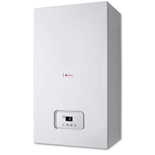 Saunier Duval Caldera de gas de condensación mixta, serie Thelia Condens 25, potencia de 19, 1 kW en calefacción, 25, 2 kW en ACS, 30 x 41, 8 x 74 cm, Blanco, Estándar