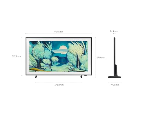 Samsung Het frame LS03F 4K QLED 43 inch (108 cm) UHD-tv, modern montuurdesign, NQ4 AI Gen2 processor, art mode, kunstmode, artistieke beeldkwaliteit, één verbindingskabel, Samsung Vision AI smart tv - Afbeelding 5