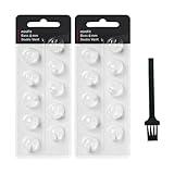 Leogony Hearing Aid Domes for Oticon, 8mm Double Vent Bass Domes Hearing Aid Accessories (2 Pack）