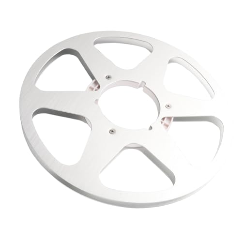 Carrete de cinta vacío de 10,5" de aleación de aluminio con 6 orificios plata para Studer 4