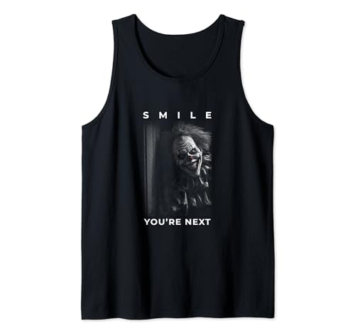 killer clown halloween - SMILE YOU ARE NEXT Camiseta sin Mangas