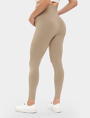 Image of Buttergene Women's Maternity Leggings over the Belly Pregnancy Active Wear Workout Yoga Tights Pants