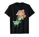 Excellent t-shirt printemps et été pour tous les fleuristes et amateurs de coquelicots rouges. Coquelicots Parfait pour les amoureux, les couples ou comme cadeau pour les parents. Peinture graphique vintage coquelicots fabriquée par Pierre Joseph Redoute