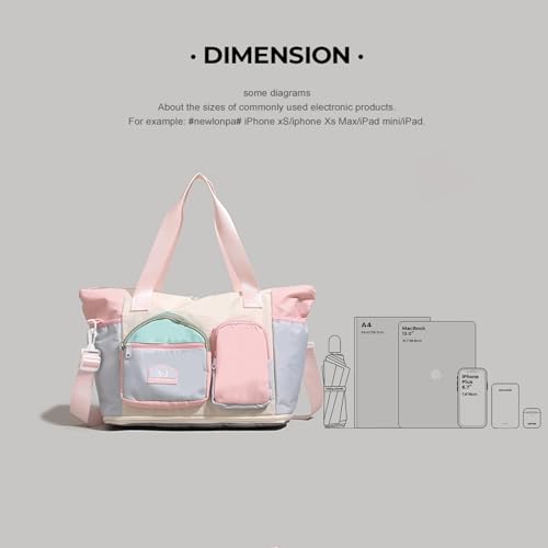 Tote Bag for Women,Luggage with Trolley Sleeve Travel Duffel Bag,Sport Gym Tote Bag,Expandable Weekender Carry On Bag,Personal Bag for air Travel,Lightweight Overnight Bag3