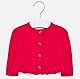 Mayoral Cardigan für Mädchen 6-24 Monate - Eleganter Schulterschutz für Taufkleid für Mädchen - Jachina Kleid Mädchen Taufe - weich und bequem, 1467, rot, 92