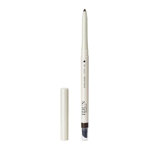 IDUN Minerals Eyeliner Pen, Jord - Defines & Frames, Long Lasting - Easy Blending, Smudge/Fade Free - 100% Vegan, Highly Purified, Ophthalmologist Tested, Contact Lens Safe - Brown, 0.01 oz (I0096071)