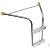 Roof Zone 19-Inch Stand-Off Extension Ladder Stabilizer - Ladder Standoff for Added Stability and Safety - Prevents Gutter Damage