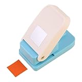 Herramienta de corte manual de esquina, punzón cuadrado de metal resistente (9,3 × 5 × 3,2 Cm, 150 G) Artesanía Divertida para bordes limpios, corte de papel y diseño creativo | Ideal para álbumes de