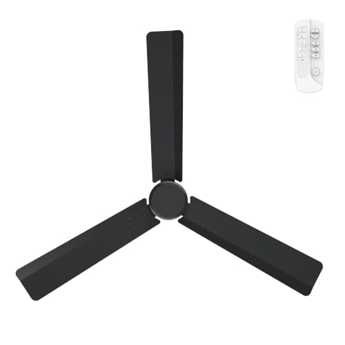 Image of Bajaj Classico Sleek 5S 1200MM(48) BLDC Ceiling Fan with Remote|BEE 5 Star Rated Energy Efficient|Saves upto 57% on electricity bills|Sleek Compact Design|High Air Delivery|2Yr Warranty|Coal Mine Grey