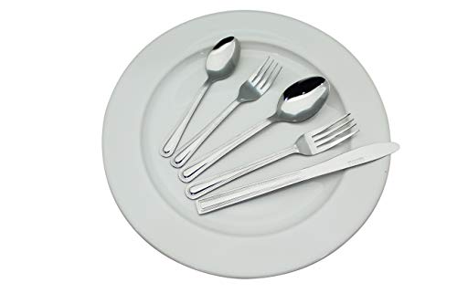 EXZACT-Cutlery-Set-20-PCS-Flatware-Stainless-Steel-Incl-Dinner-Knife-x-4-Dinner-Fork-x-4-Salad-Fork-x-4-Table-Spoon-x-4-Tea-Spoon-x-4-for-Everyday-Use-Simple-Sturdy-Durable