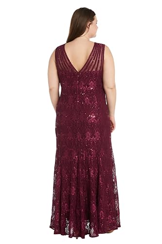 Image of R&M Richards Women's Starlit Siren Sequin Gown