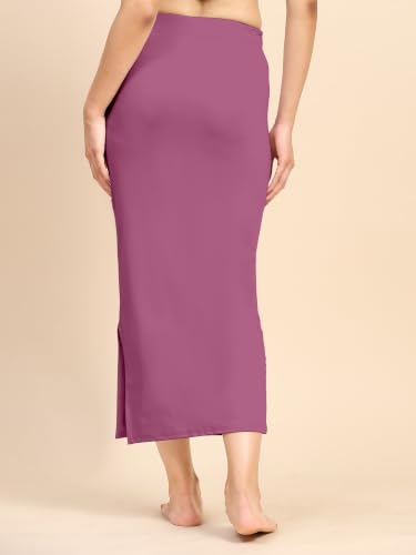 Image of TRENDMALLS Women's Polyester Spandex Stretchable Straight Saree Shapewear Petticoat for Women, Cotton Blended, Skirts for Women, Saree Shaper