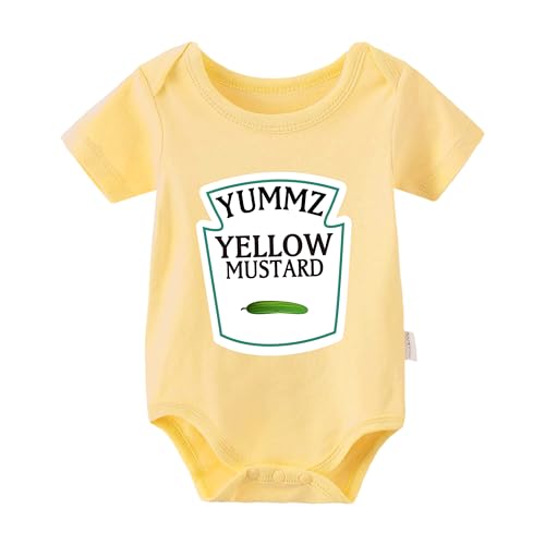 YSCULBUTOL Baby Twins Body Ragazzo Ragazza Manica Corta T-Shirt Un Paio Neonati Bambino Tee Shirt - - 4-6 mesi
