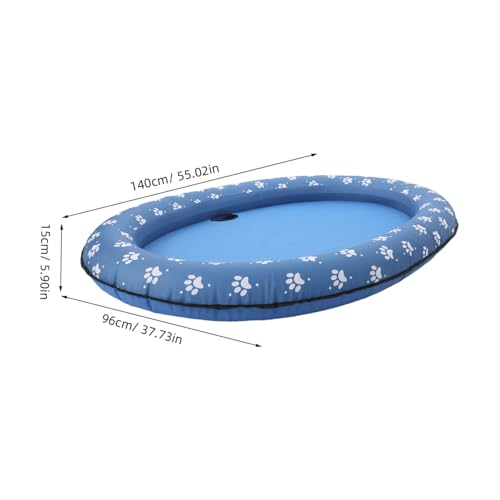 Matelas flottant gonflable pour animaux tapis de piscine été pliable