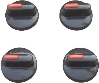 Image of Gas Stove Knob Suitable for Prestige Stove for Glass Tops-On /Off Gas Stove Knob (Pack of 4)
