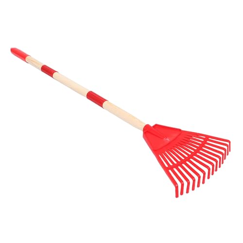 WEKAMOS Râteau De Nettoyage De Jardin Râteau De Nettoyage De Pelouse Râteaux À Gazon pour Enfants Petit Outil De Ramassage