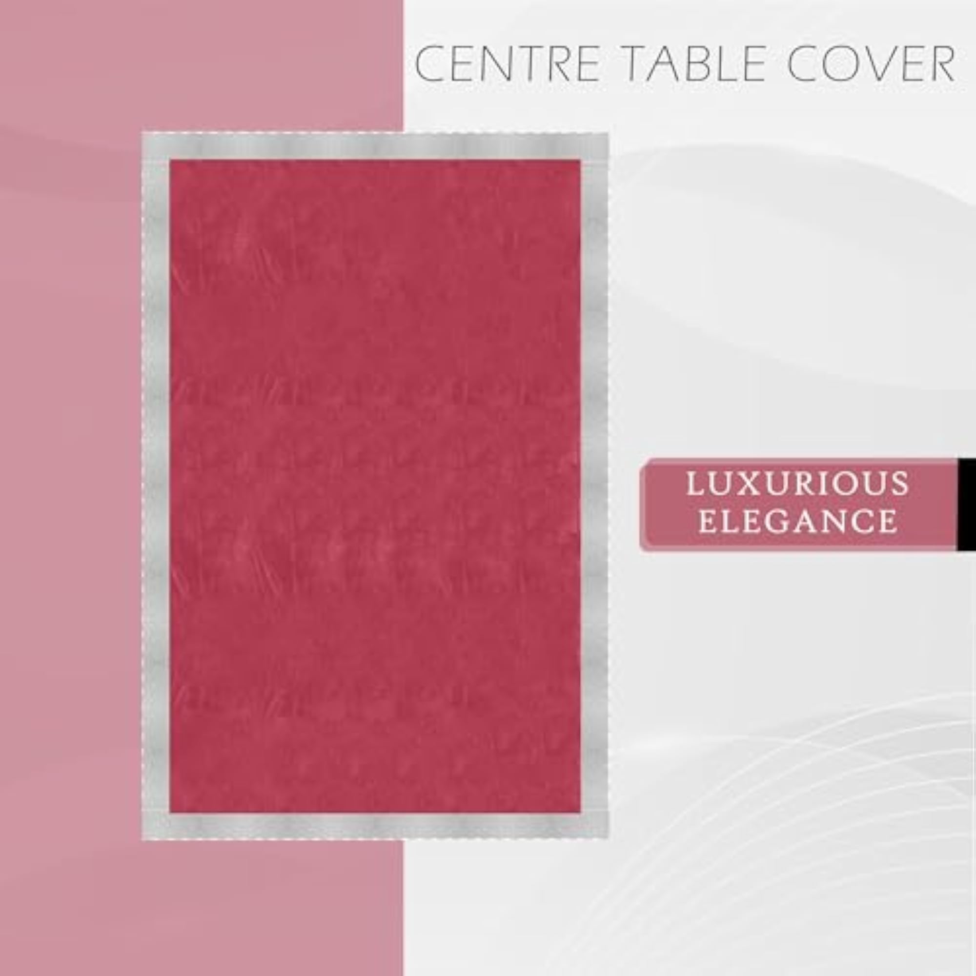 PVC Table Cloth, 40x60 Inch, 4 Seater