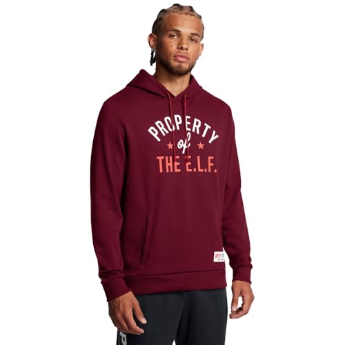 Under Armour Men's Project Rock Red One E.l.f. Hoodie