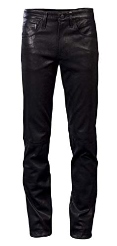 Men's Leather Pant Trouser Genuine Lambskin Real Leather Casual Pant PM016