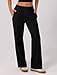 ABOCIW Women's Wide Leg Sweatpants High Waisted Baggy Lounge Sweat Pants Brushed Jersey Workout Active Comfy Joggers Straight Leg Sweatpants 2025 Fall Fashion Outfits with Pockets Black Medium