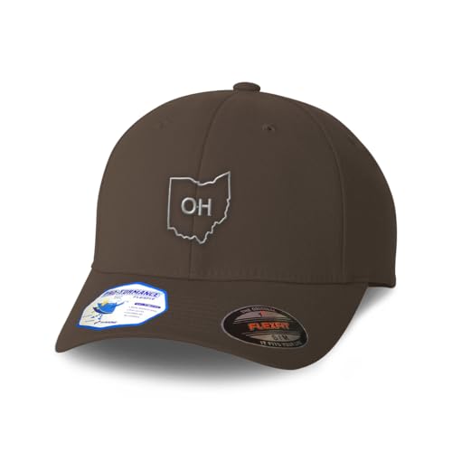 Gorra Flexfit personalizada unisex bordada Ohio State miniatura 1