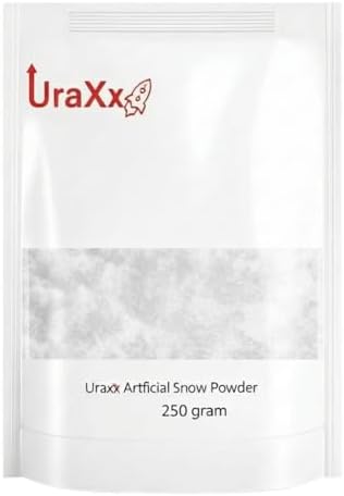Artifical Snow Powder 250 Gram – Instant Christmas Fake Snow | Sodium Polyacrylate | Just Add Water | Non-Toxic & Reusable | Winter Decor for Crafts, Trees & Displays | Pack of 1 x 250 Gram