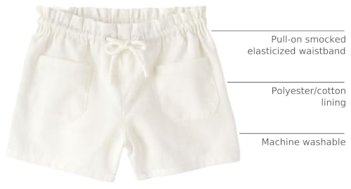 Image of Gymboree Girls and Toddler Tie Front Linen Shorts