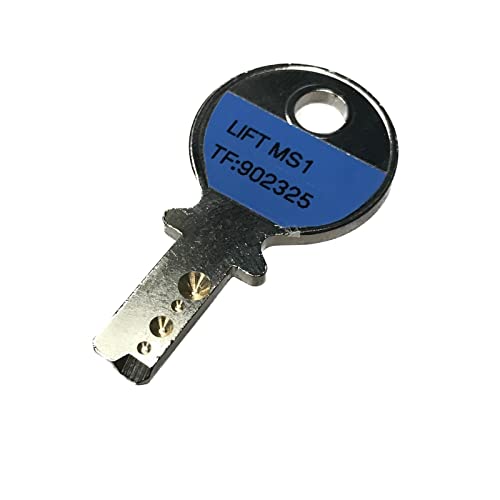 Thunderfix Replacement Lift Key MS1 Switch Key, Rotary, ON-OFF, 1 count