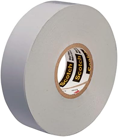 Scotch Vinyl Electrical Color Coding Tape 35, Gray, 3/4 Width, 66 Foot Length (Pack of 1) by Scotch