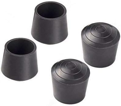 JoconSF9001 Rubber Leg Tips Shelf End Cap Tips (28mm (1-1/8-inch) Diameter, 4 PCS)