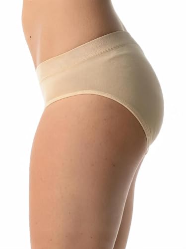 Image of Balanced Tech Moisture Wicking Underwear for Women, Seamless Workout Hipster Brief Bikini Panties