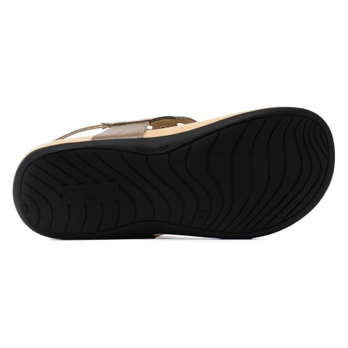 Image of Athlefit Orthopedic Sandals for Women Summer Adjustable Orthotic Thong Sandals with Arch Support