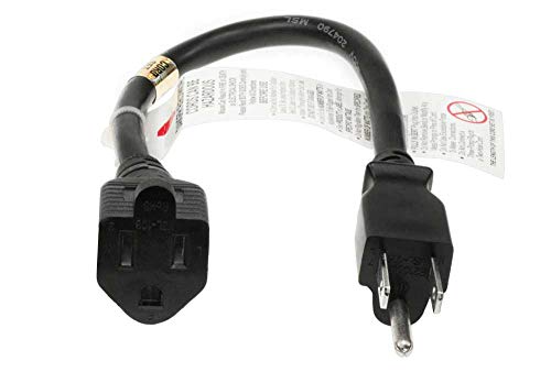 SF Cable 3ft 16 AWG NEMA 5-15P to NEMA 5-15R Outlet Saver Power Extension Cord