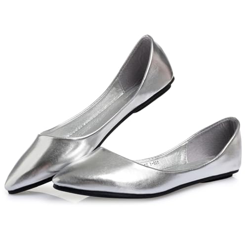 Dear Time Women's Soft Slip on Ballet Flats,Comfortable Flat Dancing Shoes for Women Office Work Shoes